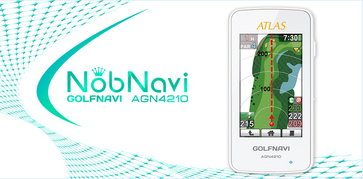ATLAS (アトラス) GOLFNAVI ゴルフナビ AGN4210「NobNavi(ノブナビ)」