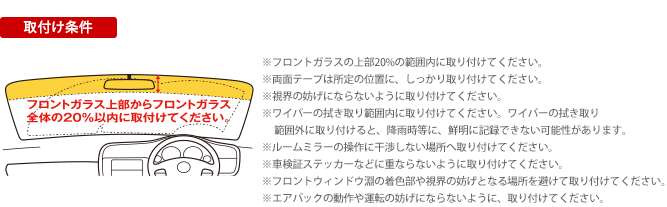 	取付け条件