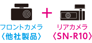 他社のドライブレコーダーとの組み合わせもOK